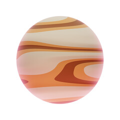 jupiter planet isolated 3d illustration © Yacons Design