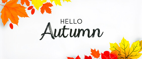 Hello Autumn Background