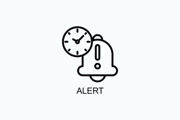 Alert Vector Icon Or Logo Illustration