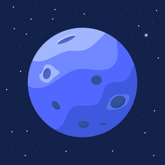 moon drawing Stars knocking in space extraterrestrial meteorite