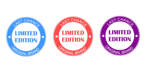 Obraz premium Sales badges vectors icon set