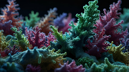 Obraz premium coral reef in aquarium