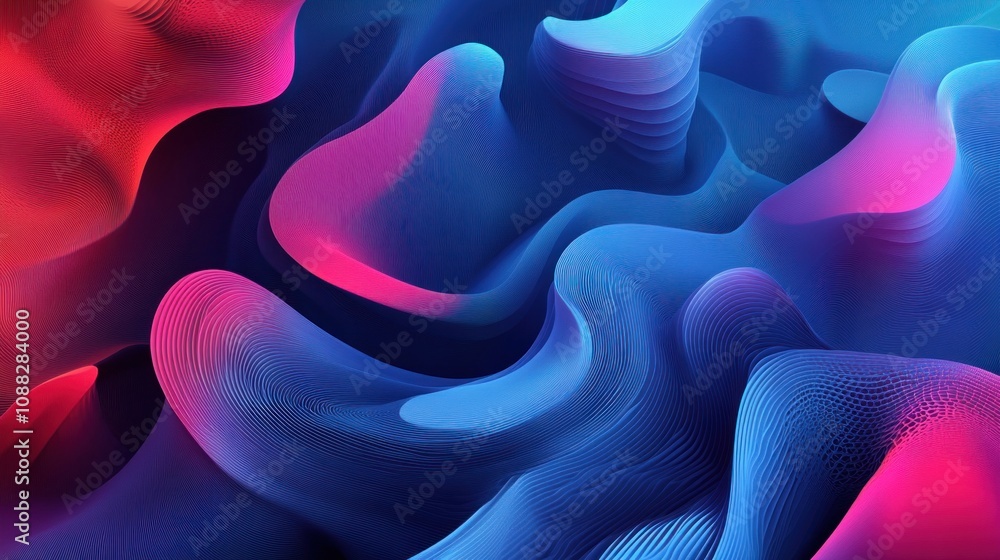 Poster creative and innovative abstract background design with geometric pattern. dynamic and technological