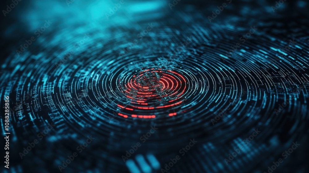 Poster An extreme close-up of a biometric vein scanner mapping vascular patterns for secure identification, Vein recognition technology style, photo of