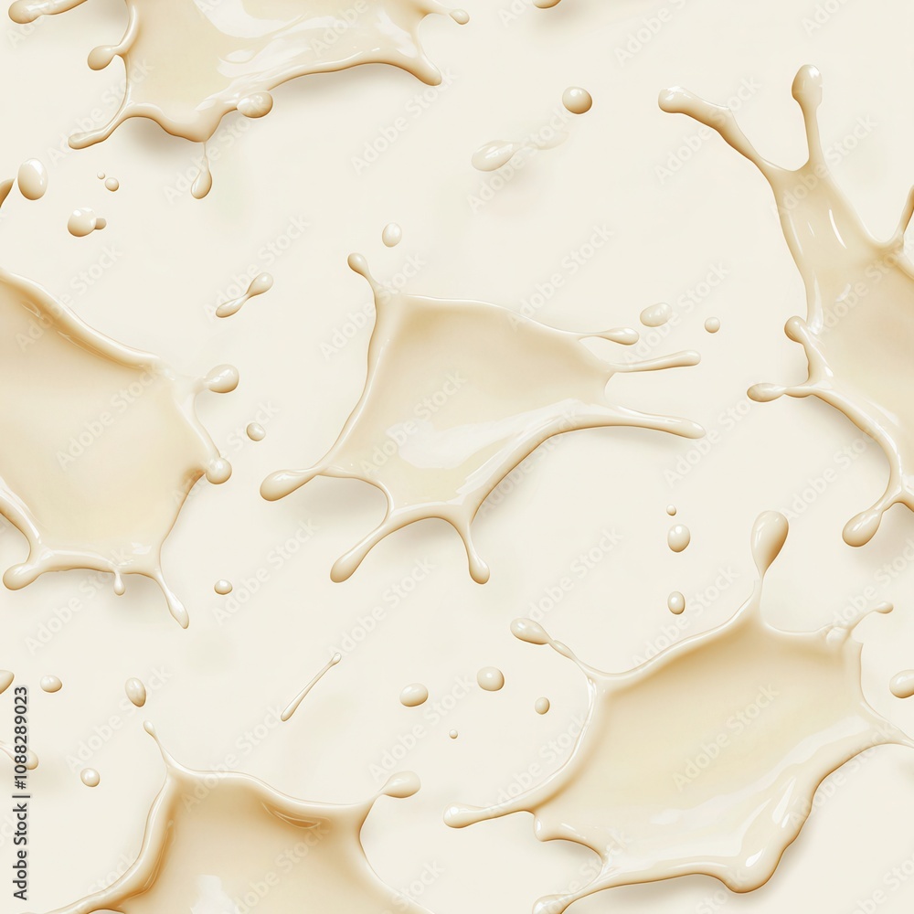 Poster Seamless cheese tile pattern soft environment abstract design aesthetic visuals