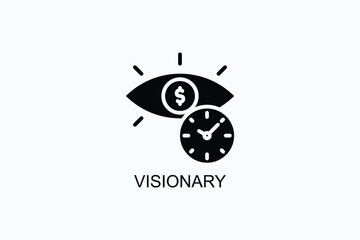 Visionary Vector Icon Or Logo Illustration