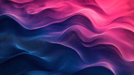 Fototapeta premium Abstract Pink and Blue Waves: A Digital Art Piece