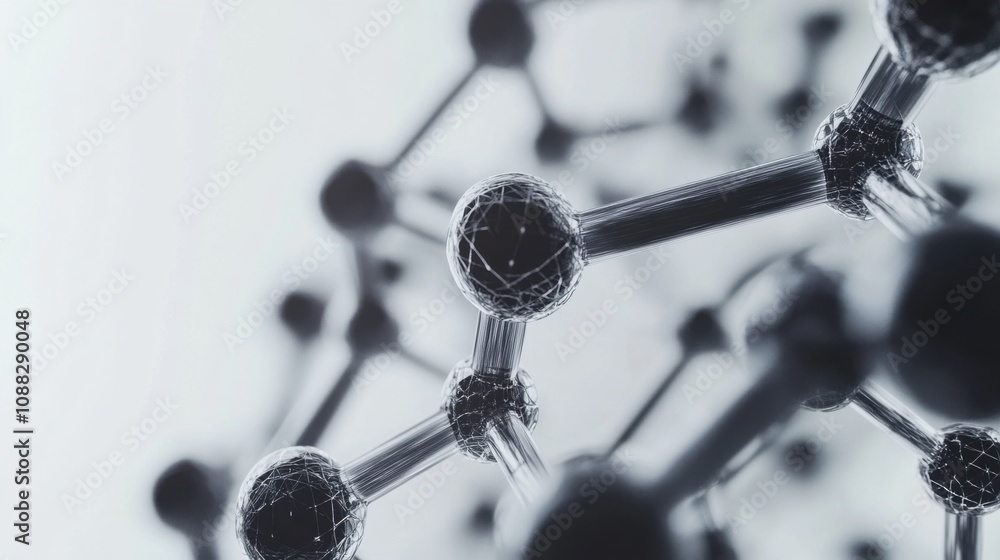Poster An extreme close-up of a graphene-based biosensor for rapid disease detection, demonstrating high sensitivity and specificity in biomolecule detection, Biosensor technology style