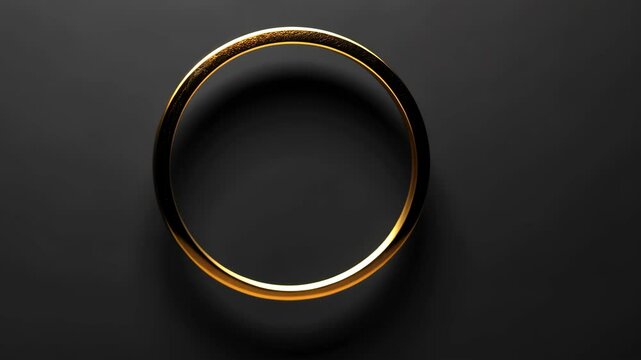ring on black