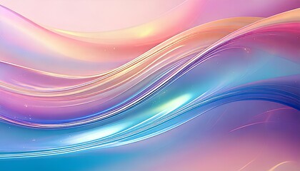 Pastel Spectrum - Reflective Gradient Seascape