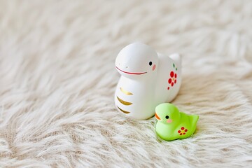 巳年の年賀状素材