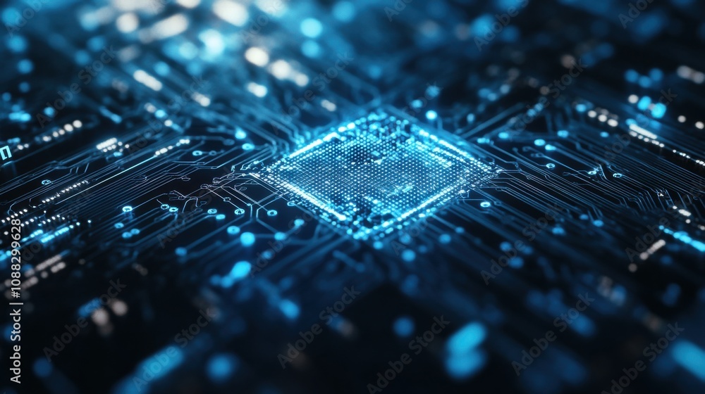 Aufkleber An extreme close-up of a quantum cryptography encryption key distribution protocol, illustrating secure quantum communication and data privacy, Quantum security technology style