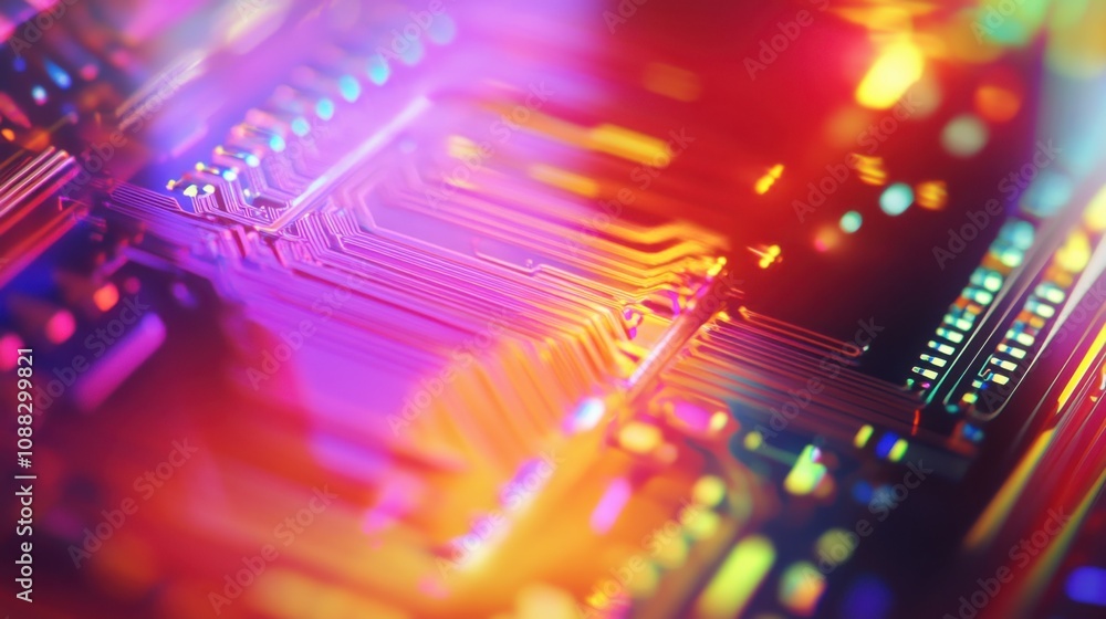 Aufkleber An extreme close-up of a quantum dot enhanced photodetector, showing high sensitivity and quantum efficiency in light detection, Photonics technology style