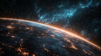 Futuristic blockchain interface with a global network design vibrant data streams digital elements representing advanced technology cryptocurrency decentralized finance innovation secure transactions