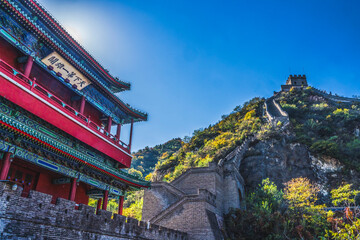 North Gate Great Wall West Juyongguan Juyong Pass Beijing China