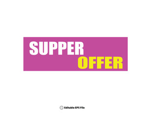 Web Banner supper offer