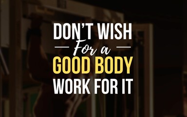 Motivational fitness poster featuring bold typography with inspirational quotes, blurred workout backgrounds, and active gym environments. Ideal for fitness enthusiasts.