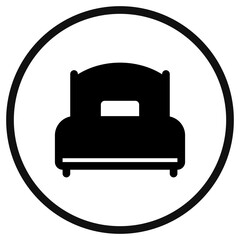 Editable single bed vector icon. Part of a big icon set family. Perfect for web and app interfaces, presentations, infographics, etc