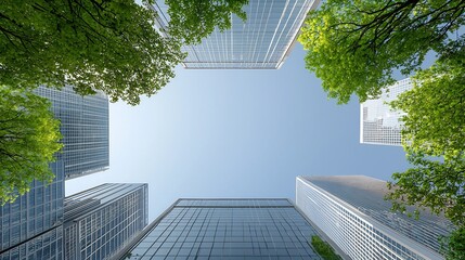 Sustainable architecture and green building practices promoted by architects and engineers to prioritize environmental care and energy efficiency in modern urban development and construction industry