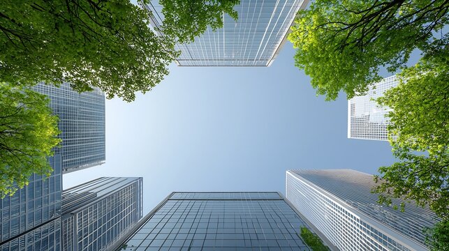 Sustainable architecture and green building practices promoted by architects and engineers to prioritize environmental care and energy efficiency in modern urban development and construction industry