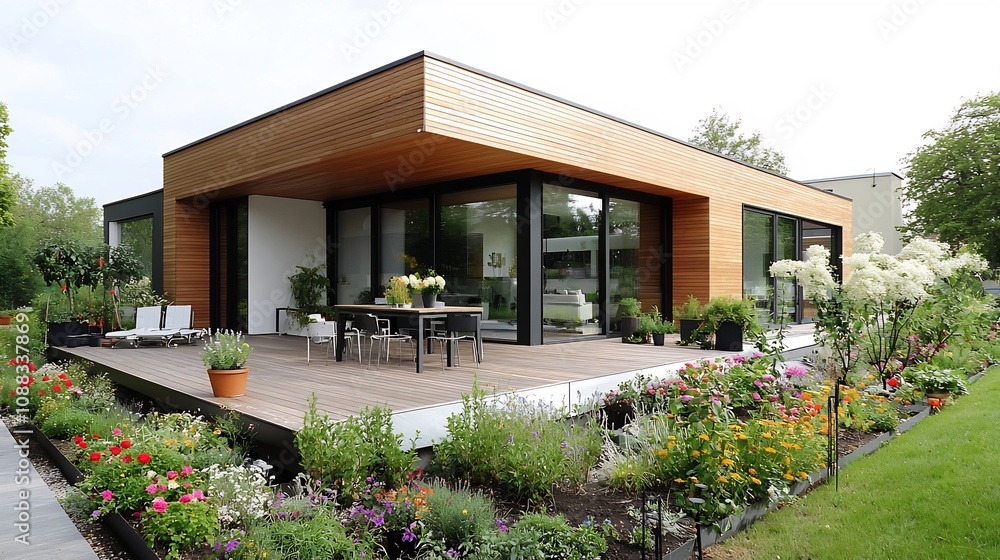Poster cutting edge sustainable architecture showcasing eco conscious design and advanced green building so