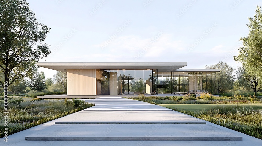 Poster innovative sustainable architecture showcasing eco friendly design solutions for modern environmenta