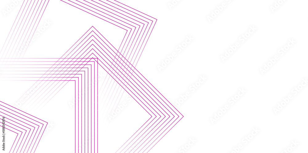 Poster the pink pattern of lines abstract background. abstract wavy stripes on white background isolated. f