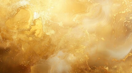 Soft blurred gold abstract background with shimmering marble texture, perfect for evoking luxury, elegance, and sophistication in design projects.