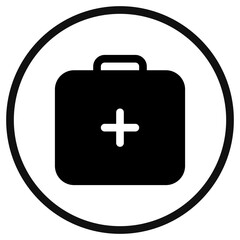 Obraz premium Editable first aid kit vector icon. Part of a big icon set family. Perfect for web and app interfaces, presentations, infographics, etc