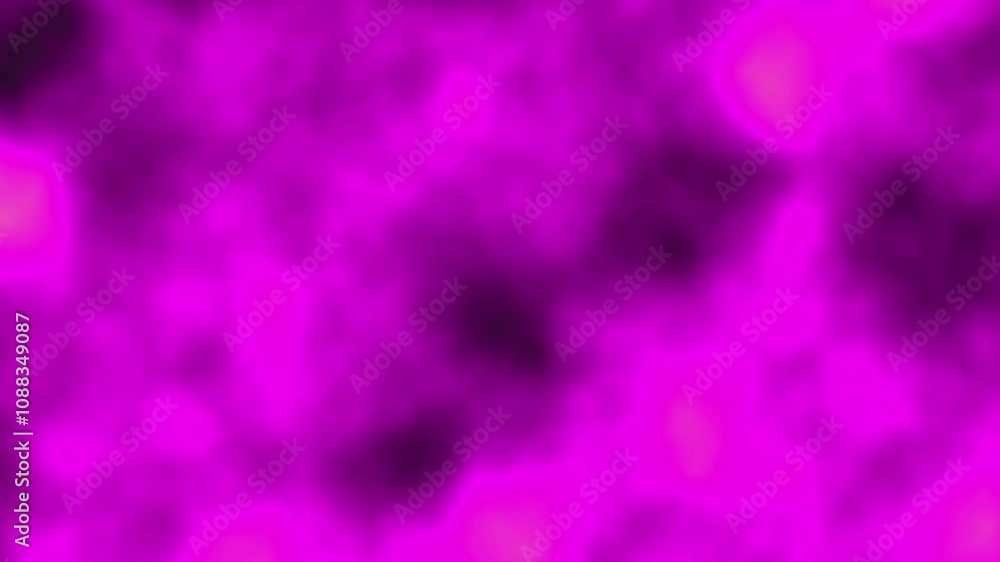 Poster pink background with a purple and black object in the foreground. the object is not very clear and h