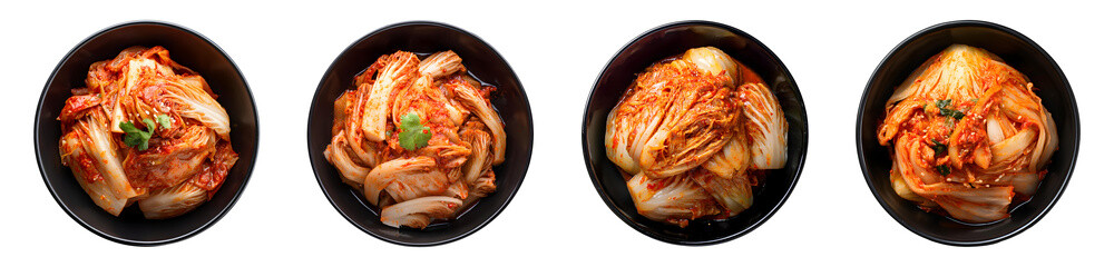 Bowl of Fresh Kimchi with Sesame Seeds
