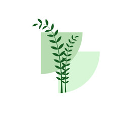 Aesthetic Bohemian Leaves