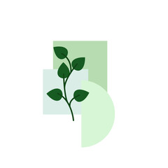 Aesthetic Bohemian Leaves