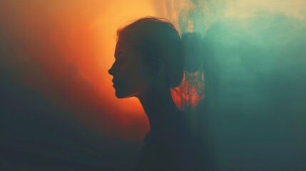 Natural Lighting Art Symbolizing Women’s Dual Responsibility and Sacrifices