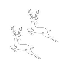 Continuous single line sketch drawing of envelope paper mail post card letter.