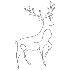 Continuous single line sketch drawing of envelope paper mail post card letter.