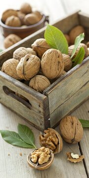 walnuts and nutcracker