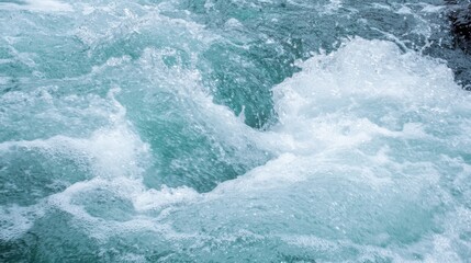 Fototapeta premium Powerful waves crashing against rocks
