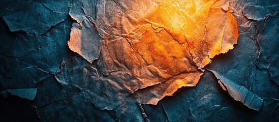 Abstract textured background with warm lighting and crumpled paper effect.