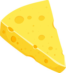 Beautiful illustration of cheese