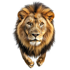Lion, white isolate background