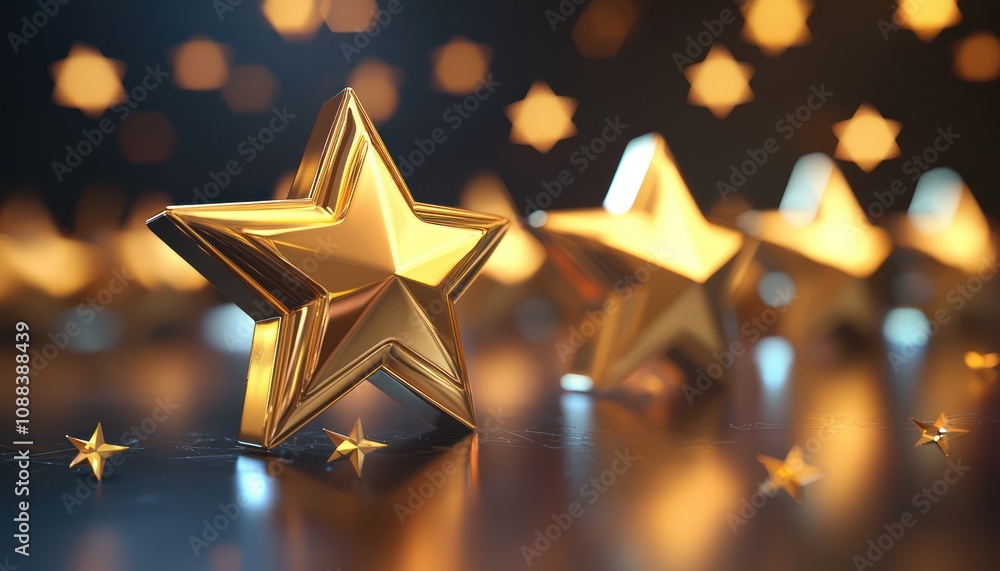 Poster visualization of the highest quality with a five-star rating in 3d.