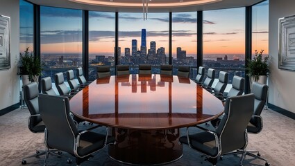 Fototapeta premium interior of a boardroom