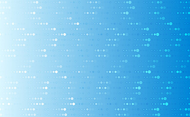 Bright blue minimal dotted lines abstract futuristic background. Geometric tech concept halftone vector design