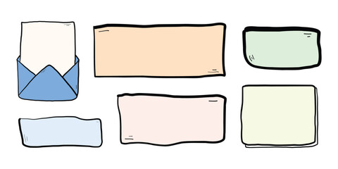 Handdrawn Empty Note Memo