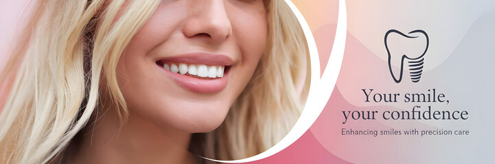 Fototapeta premium Your Smile, Your Confidence: Enhancing Smiles with Precision Care 