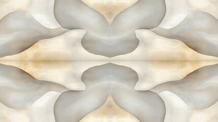 Abstract Organic Shapes in Earthy Tones, Soft Curves and Fluid Forms Creating a Harmonious Pattern for Modern Design and Artistic Background Use