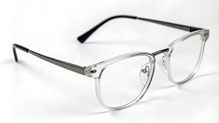 Optical glasses isolated on white background, Clipping path