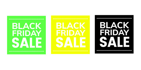 Sales badges vectors icon set