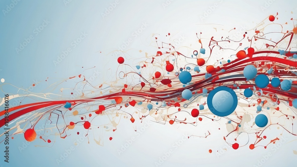 Aufkleber vector background for an abstract technological communication